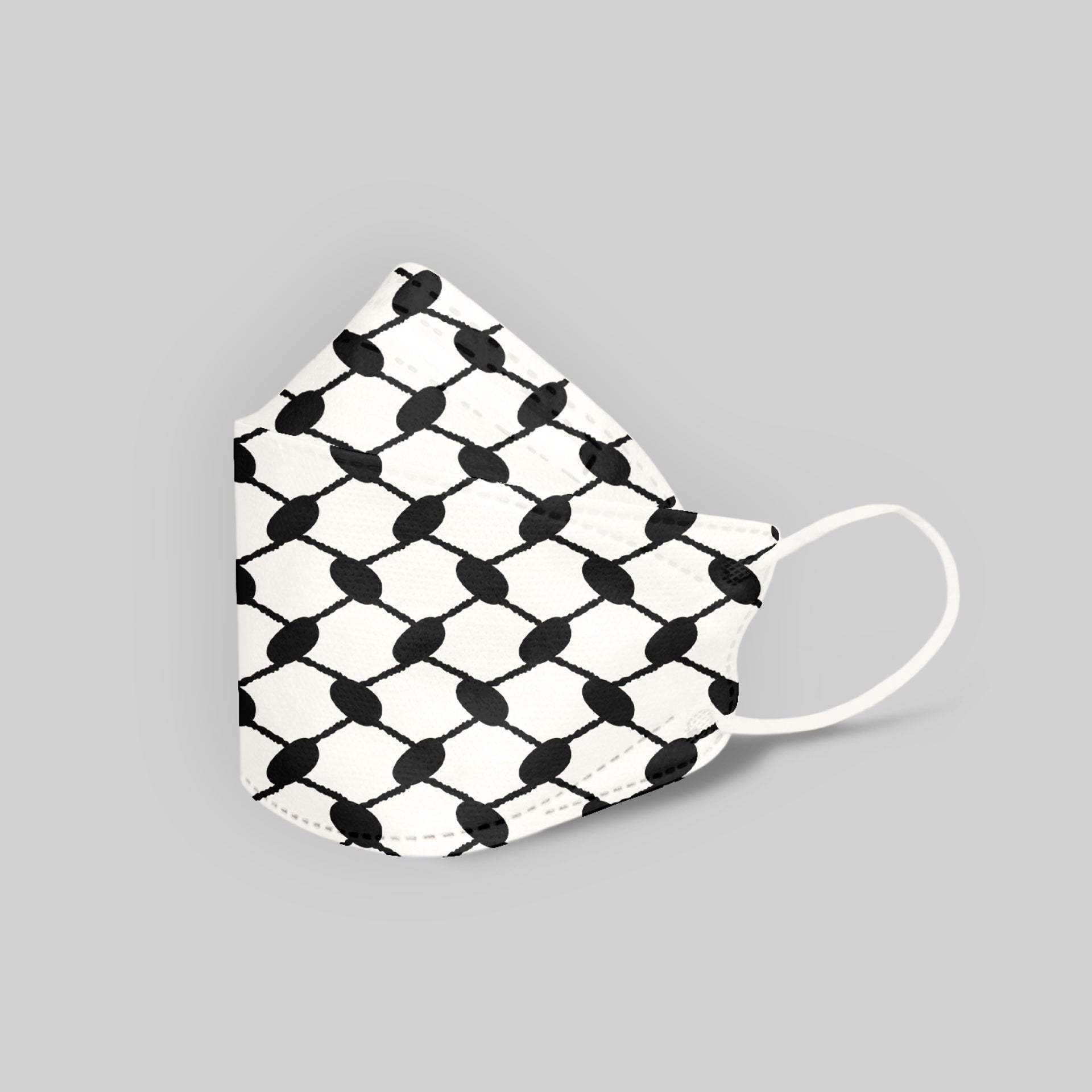 Recyclable Keffiyeh 3D Face Masks KN95 Protection KF94 Style