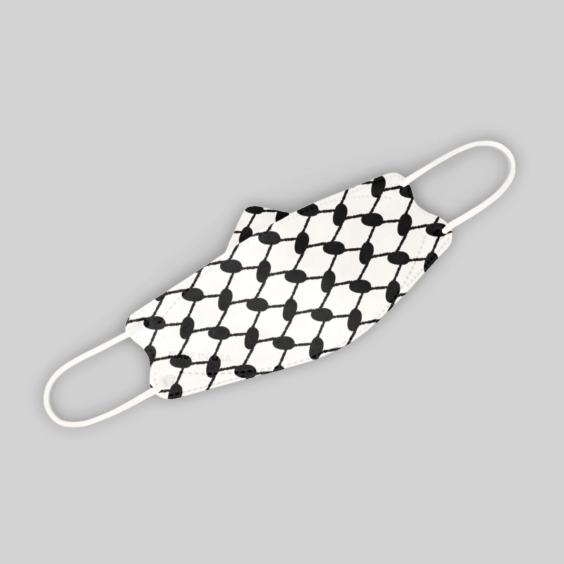 Recyclable Adult Keffiyeh 3D Face Masks with KN95 Protection KF94 Styl ...