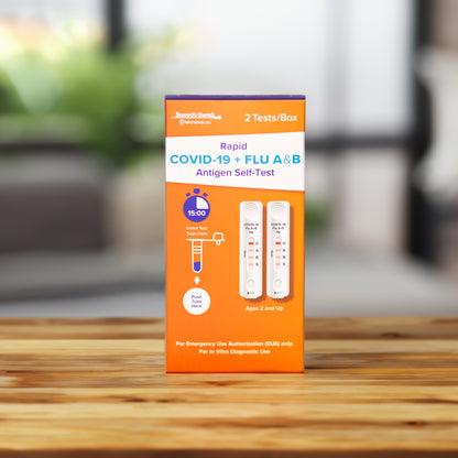 SPEEDYSWAB AT-HOME COVID-19 and FLU A&B COMBO TEST OTC